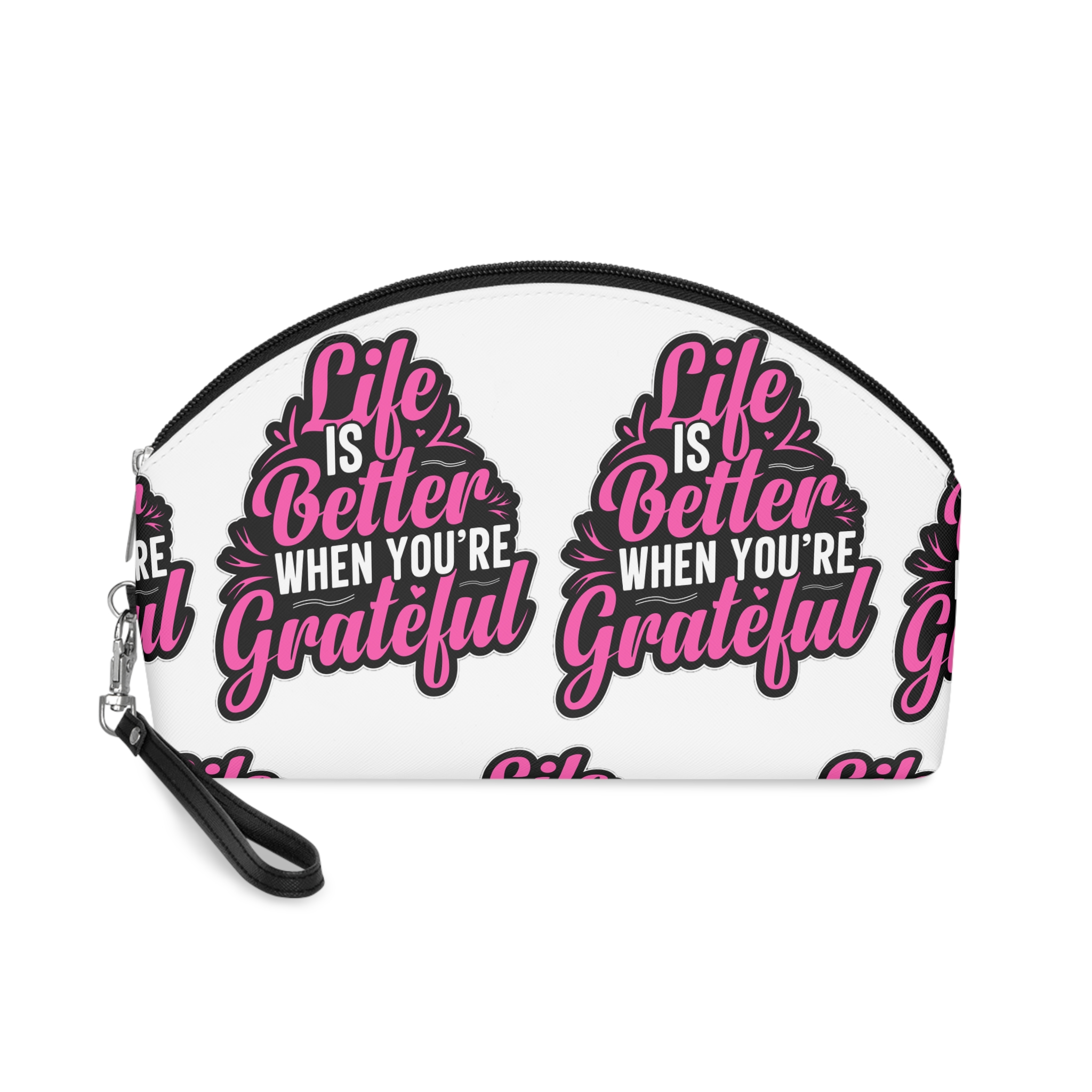 Life Is Better Makeup Bag