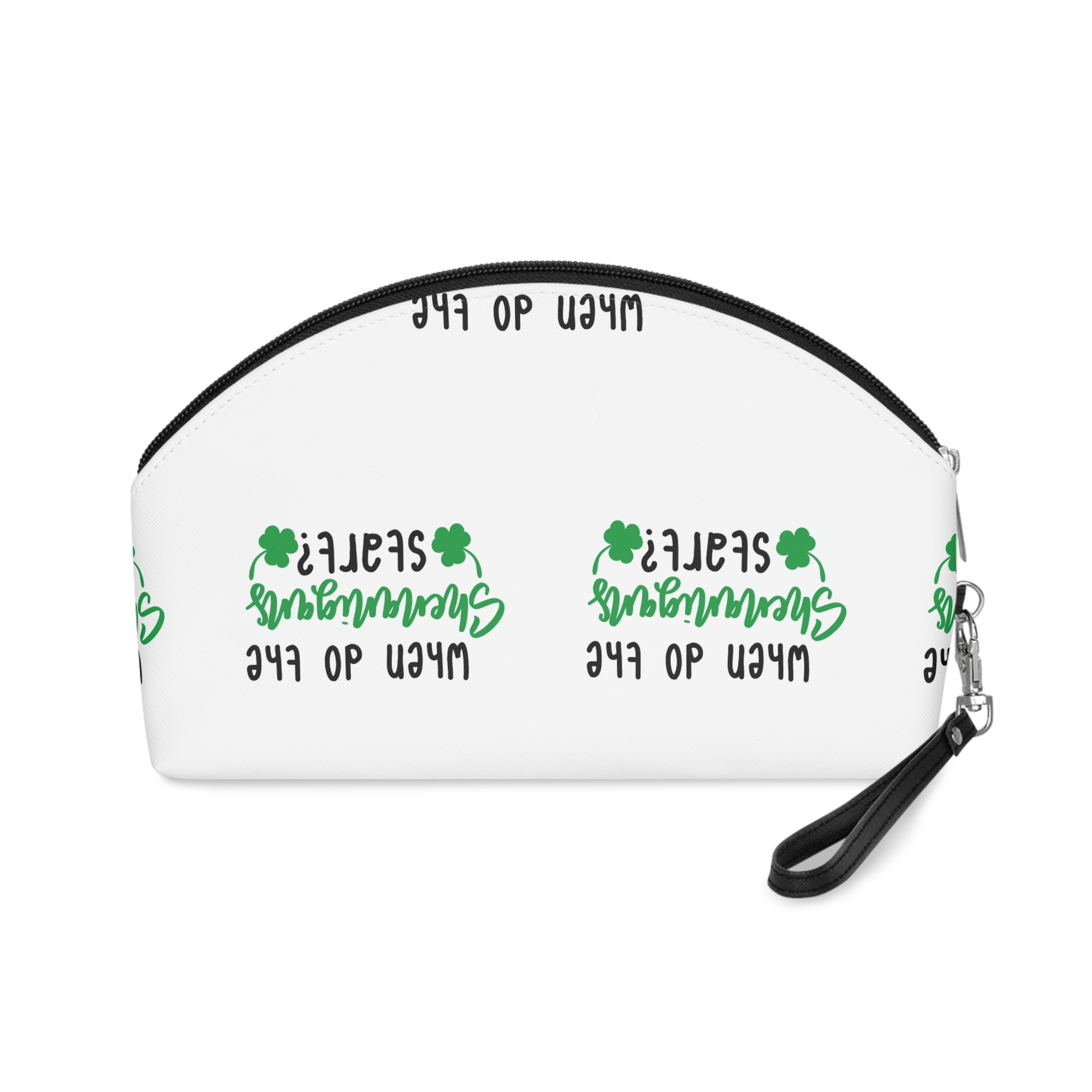 Lucky Svg St Patricks Day Svg Irish Svg St Patricks Day Quotes St Patricks Day Rainbow (3) Makeup Bag - Image 2