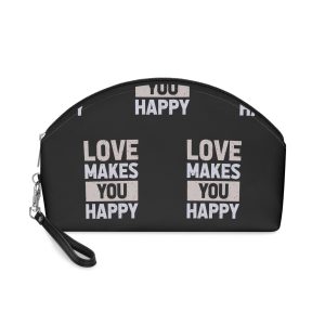 Love Makes You Happy Makeup Bag