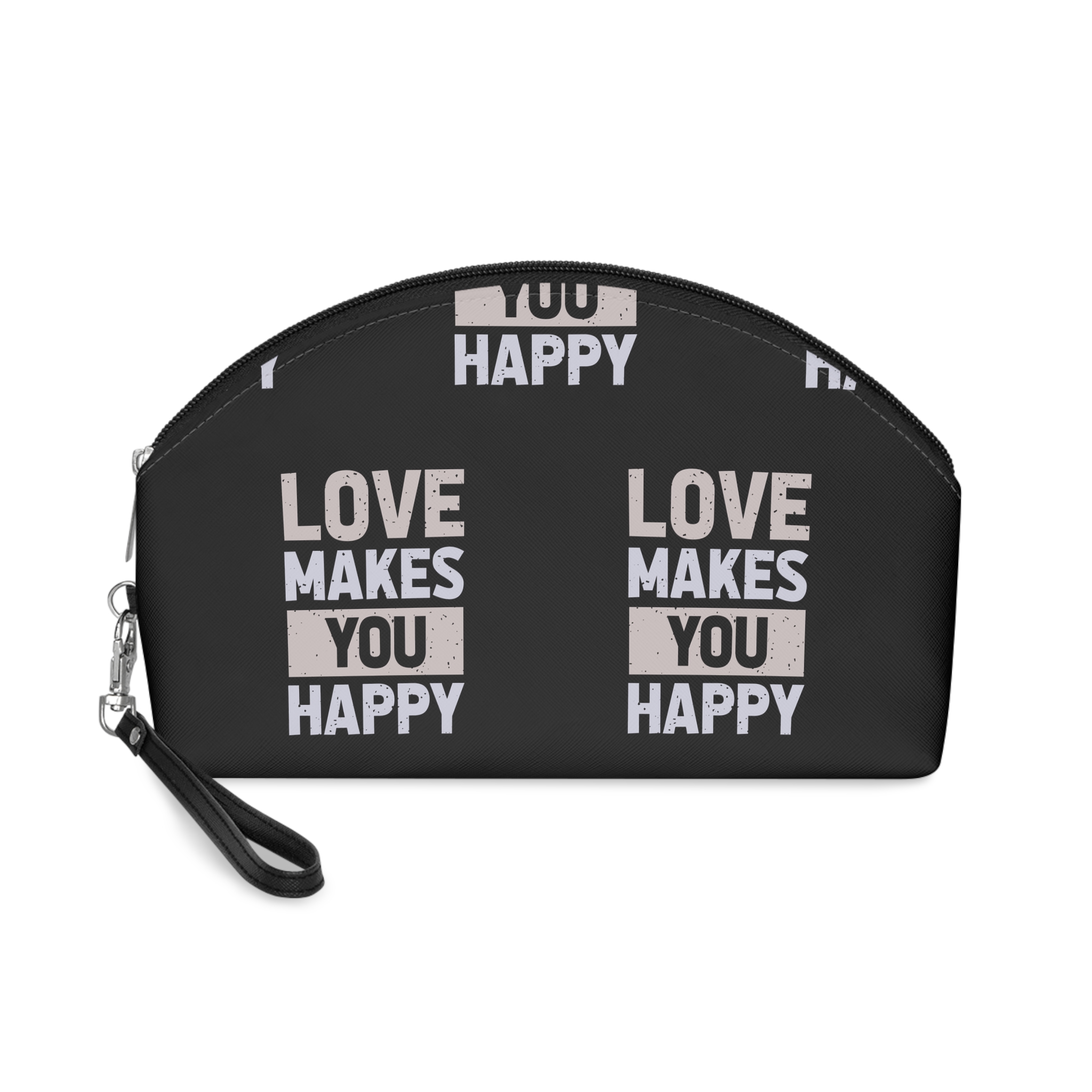 Love Makes You Happy Makeup Bag