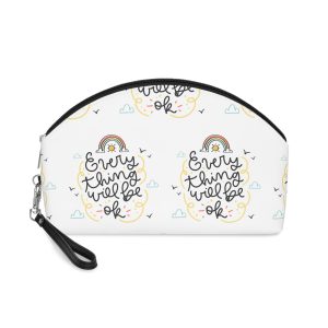 Everything Will Be Ok Lettering Makeup Bag