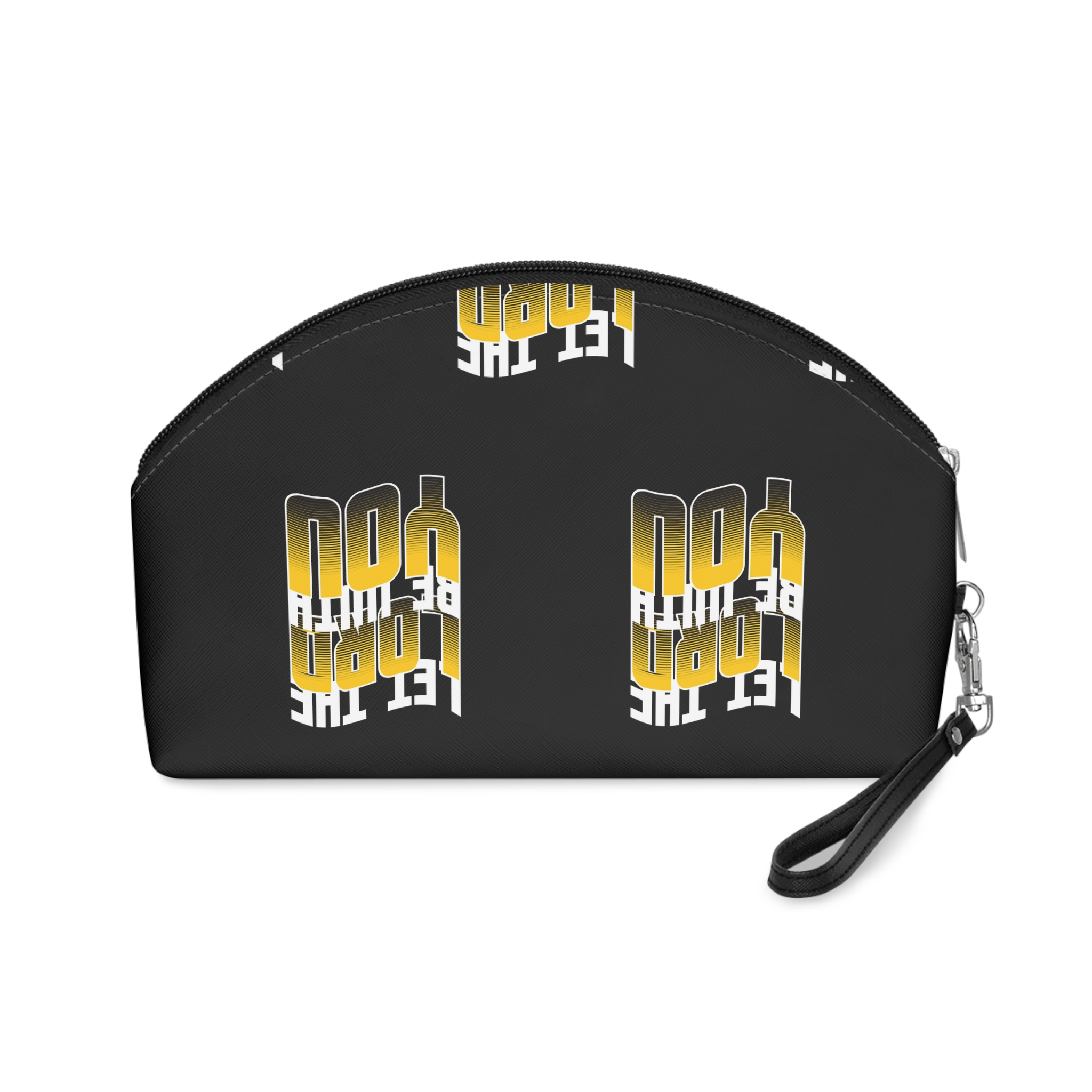 Let the Lord Slogan Vintage Fashion Makeup Bag - Image 2