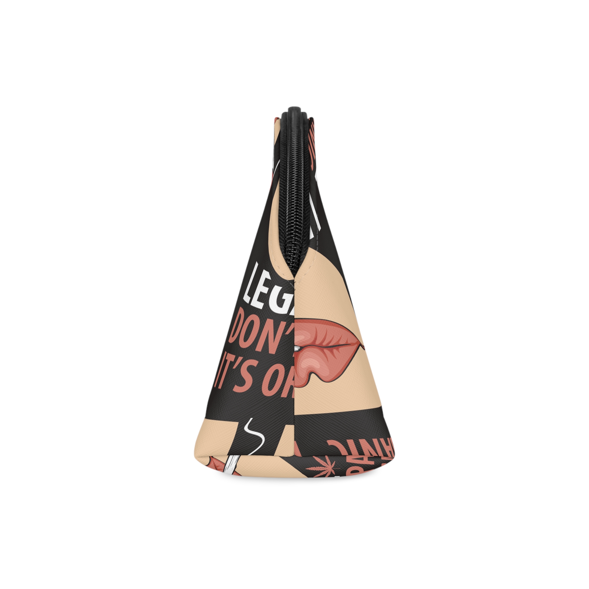 Legalize Dont Panic Its Organic Makeup Bag - Image 4