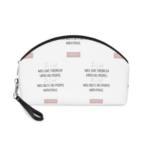 God Is Good Text Bible Text Art Vector Peace Verse Bible(1) Makeup Bag
