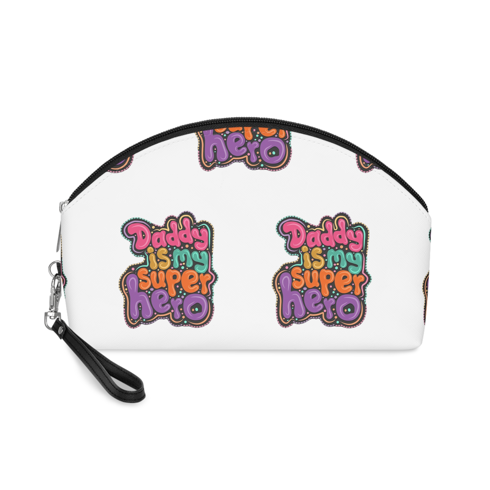 Daddy Is My Super Hero Makeup Bag