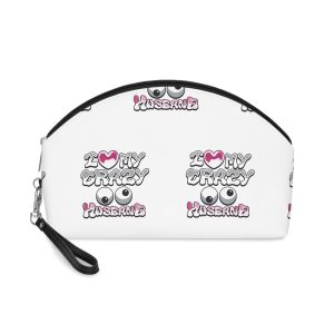 I Love My Crazy Husand Makeup Bag
