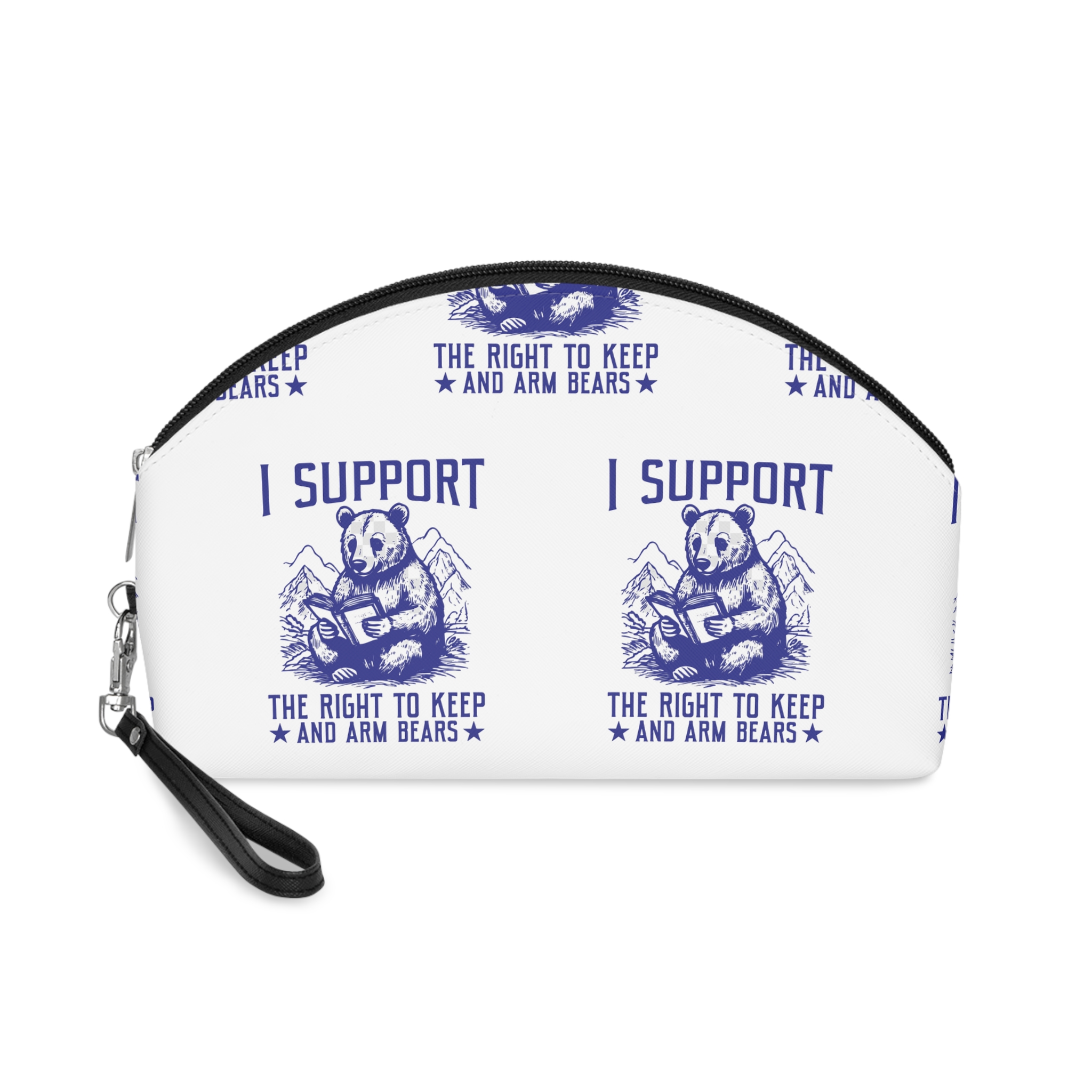 I Support Right Keep Arm Bears Makeup Bag