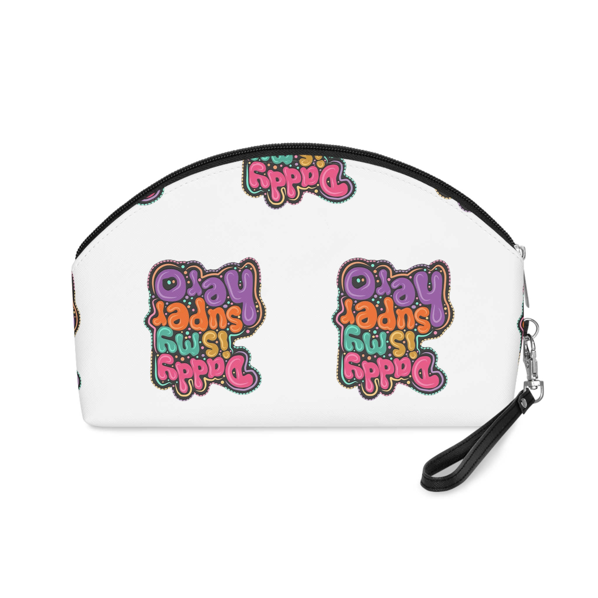 Daddy Is My Super Hero Makeup Bag - Image 2