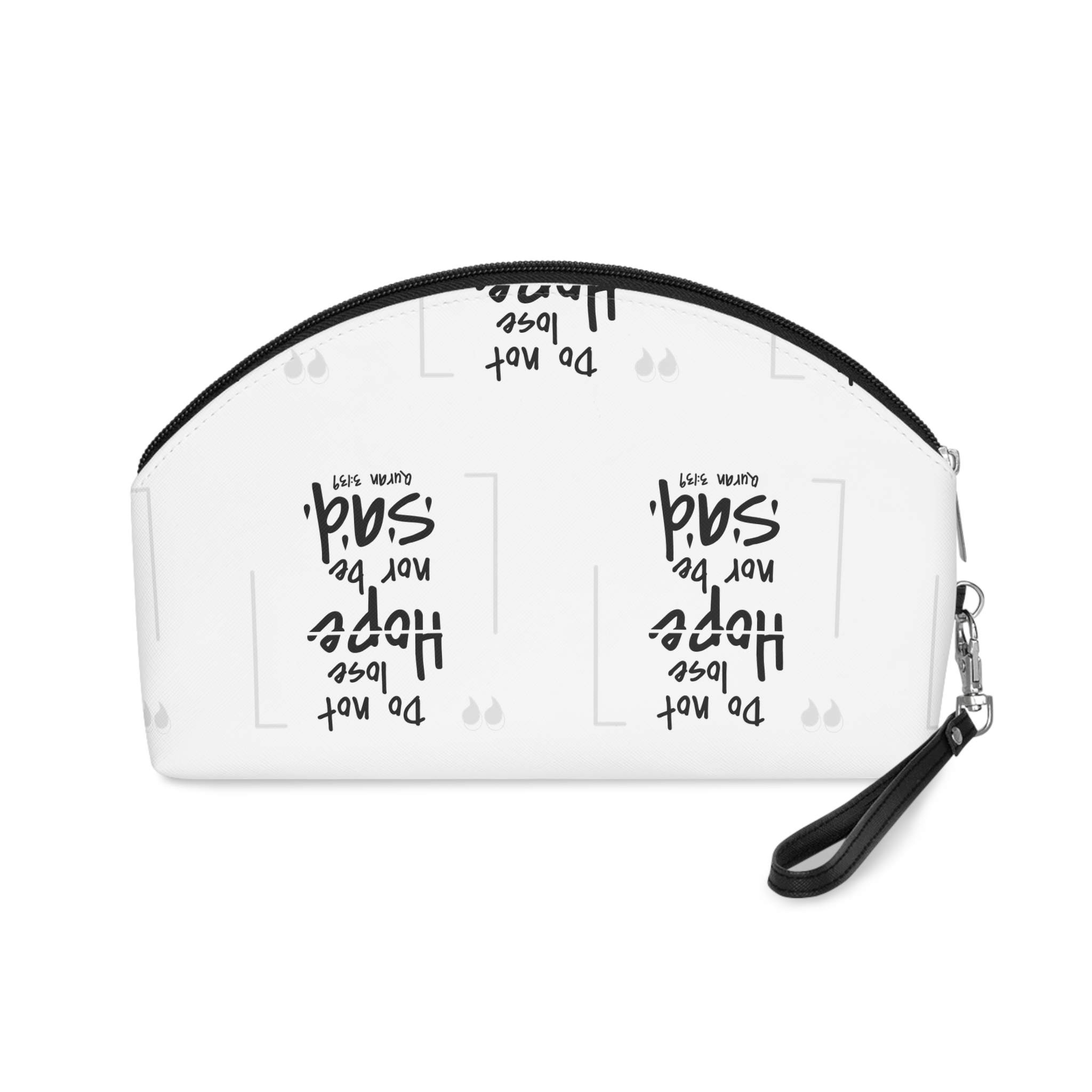 Lose Hope Nor Be Sad Muslim Quote Saying Background Banner Poster Makeup Bag - Image 2
