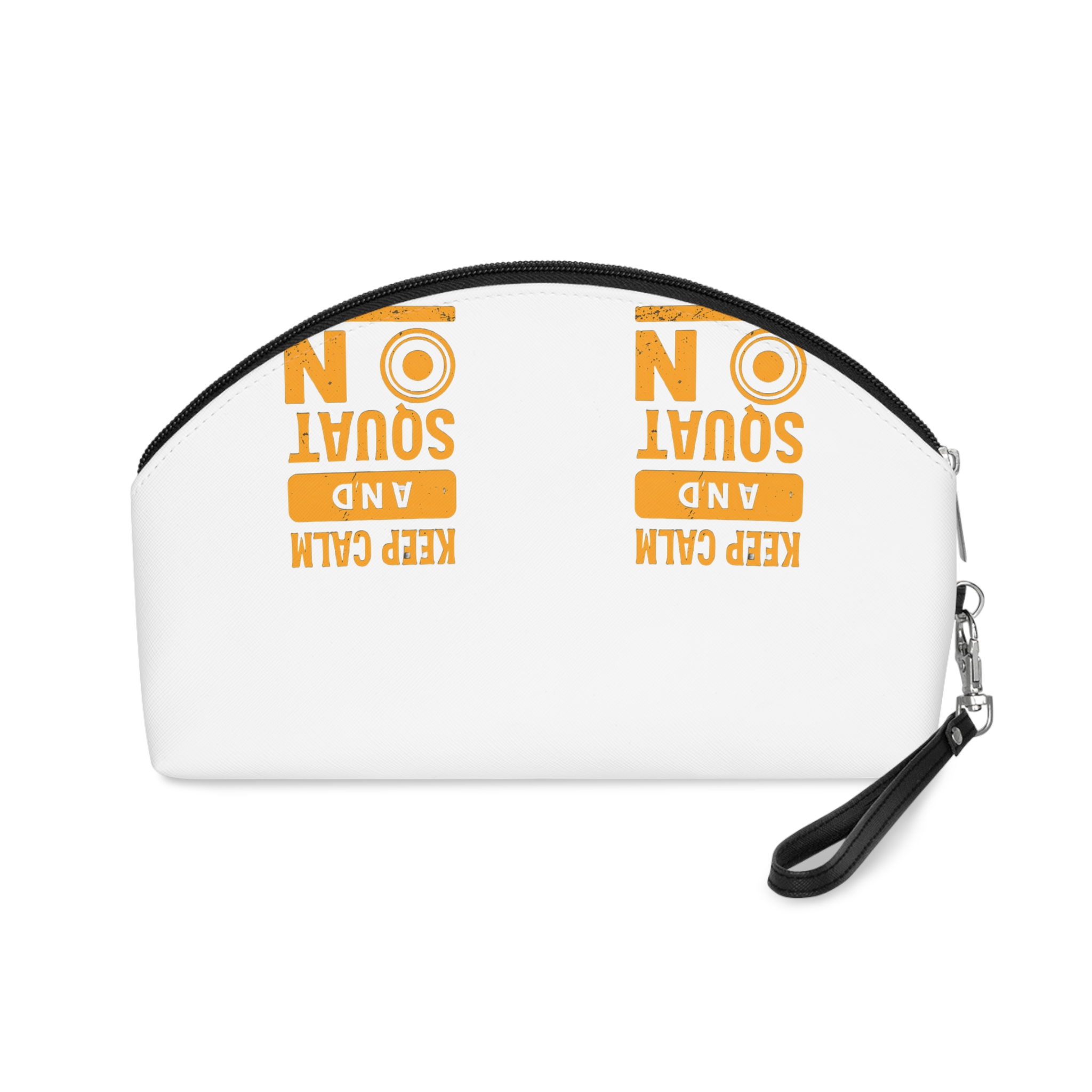 Keep Calm and Squat On Makeup Bag - Image 2