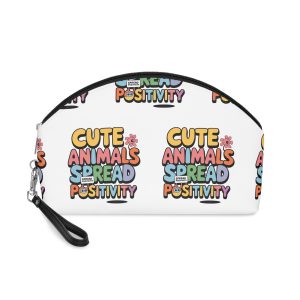 Cute Animals Spread Positivity Makeup Bag