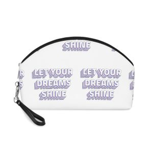 Let Your Dreams Shine Layered Text Png Typography Retro Word Makeup Bag