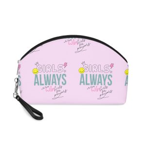 Girls Always Win Makeup Bag