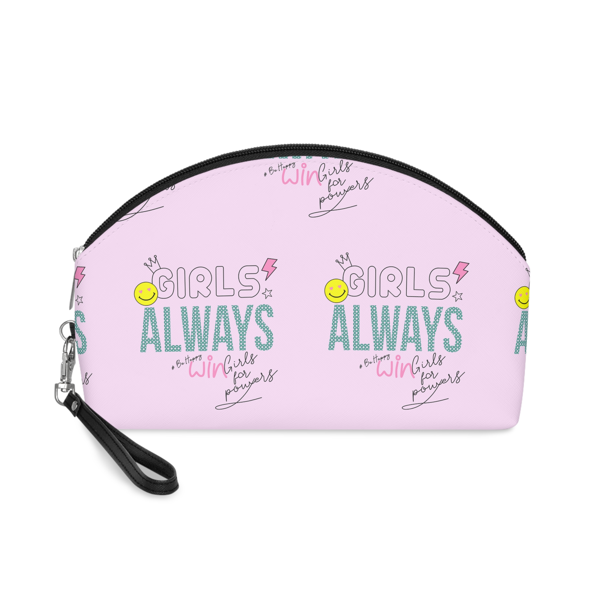Girls Always Win Makeup Bag