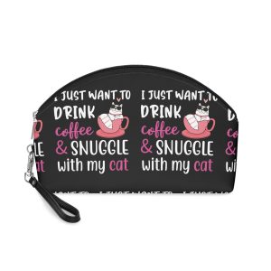 I Just Want To Drink A Coffee Makeup Bag