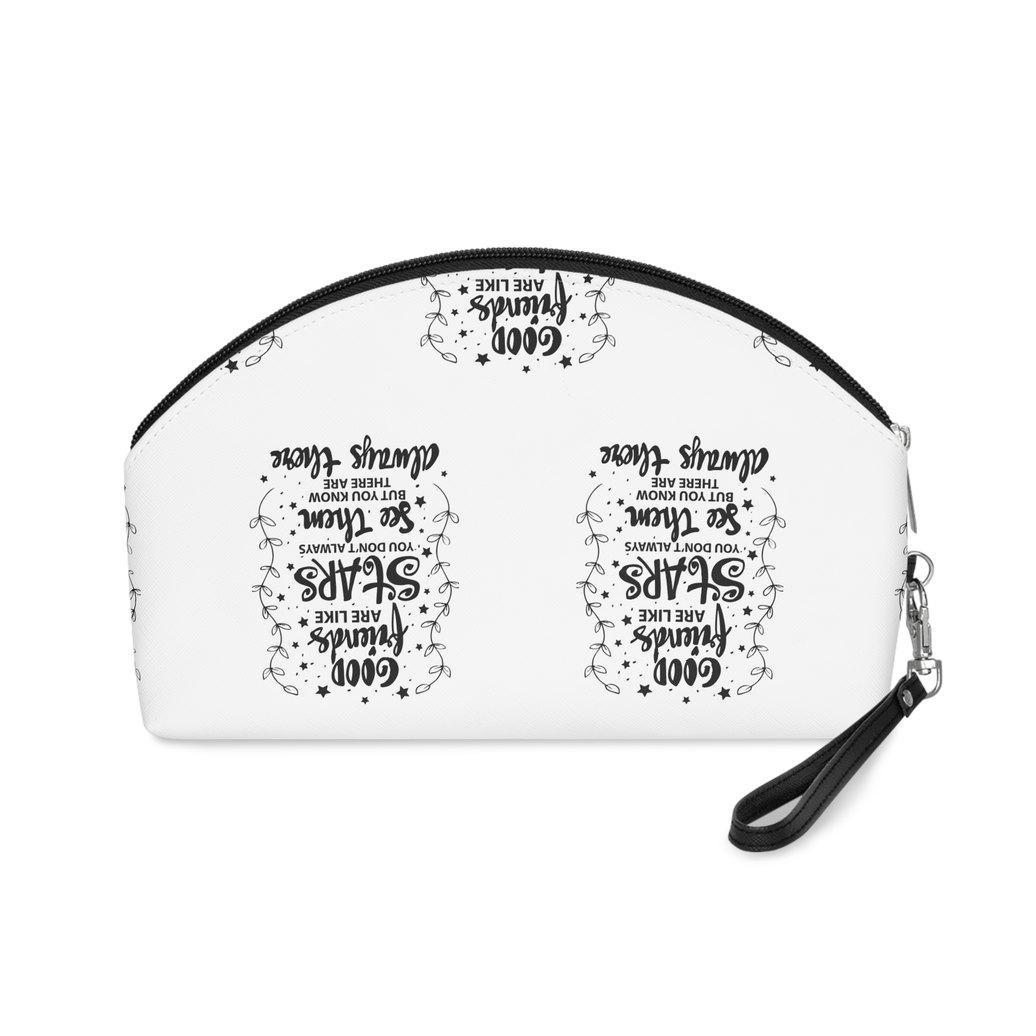 Good Friends Are Like Stars You Always See Them You Know They Are Always There Makeup Bag - Image 2