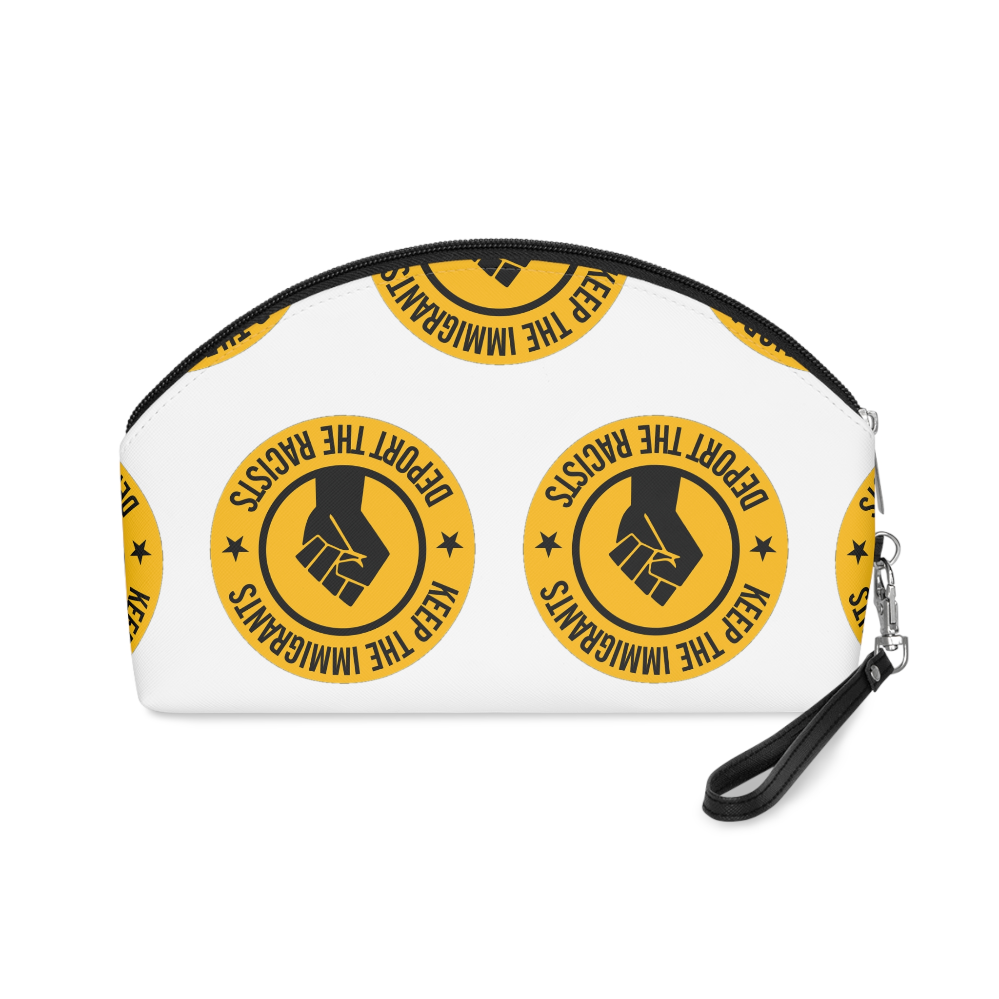 Keep the Immigrants Deport the Racists Makeup Bag - Image 2