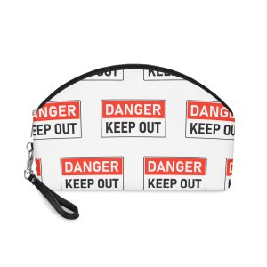 Danger Keep Out Makeup Bag