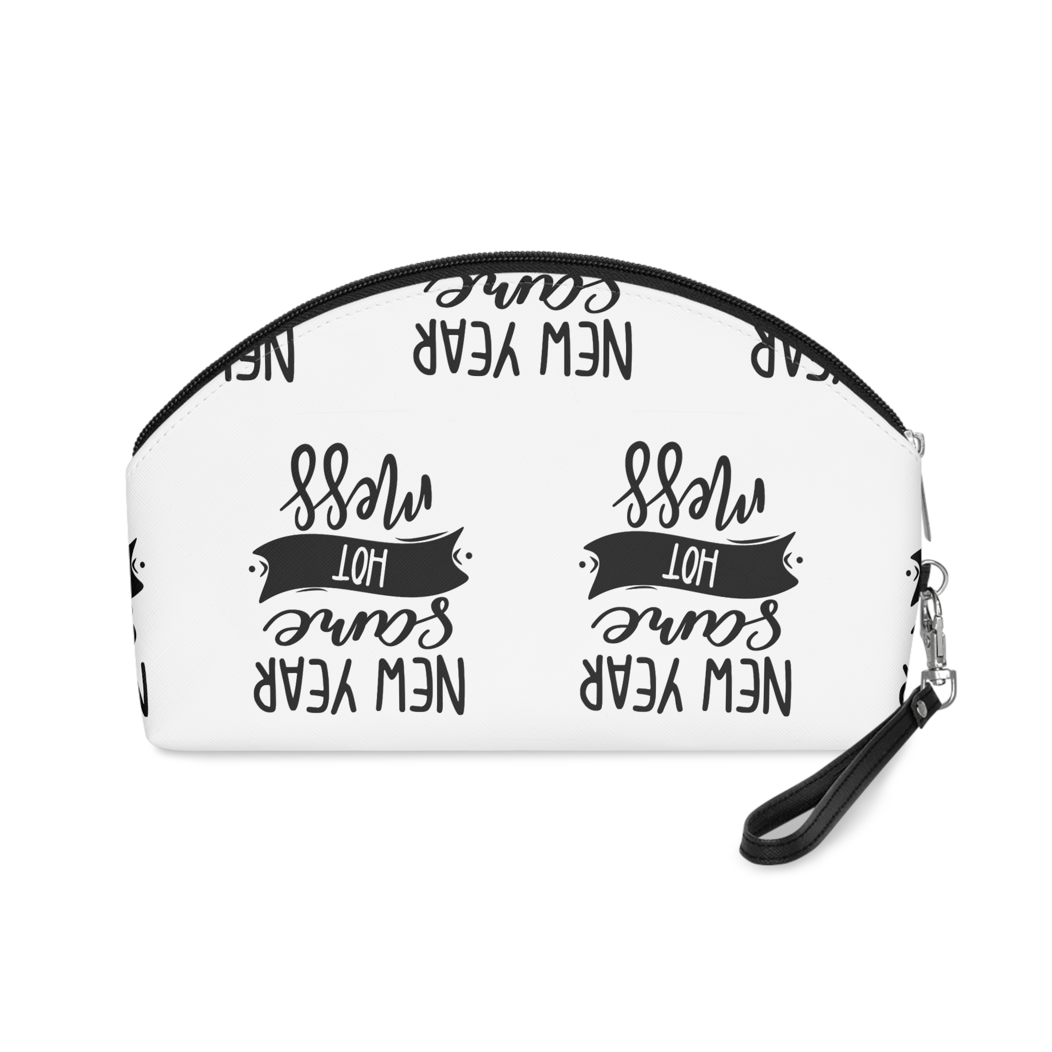 Happy New Year 2025new Years Svg Bundle Happy New Year Kiss Me Now Midnight Is Passing My Makeup Bag - Image 2