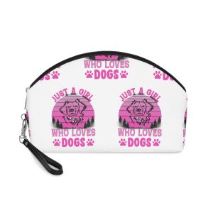 Just A Girl Who Loves Dogs Makeup Bag
