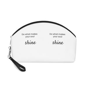 Inspirational Quote Card Vector Makeup Bag