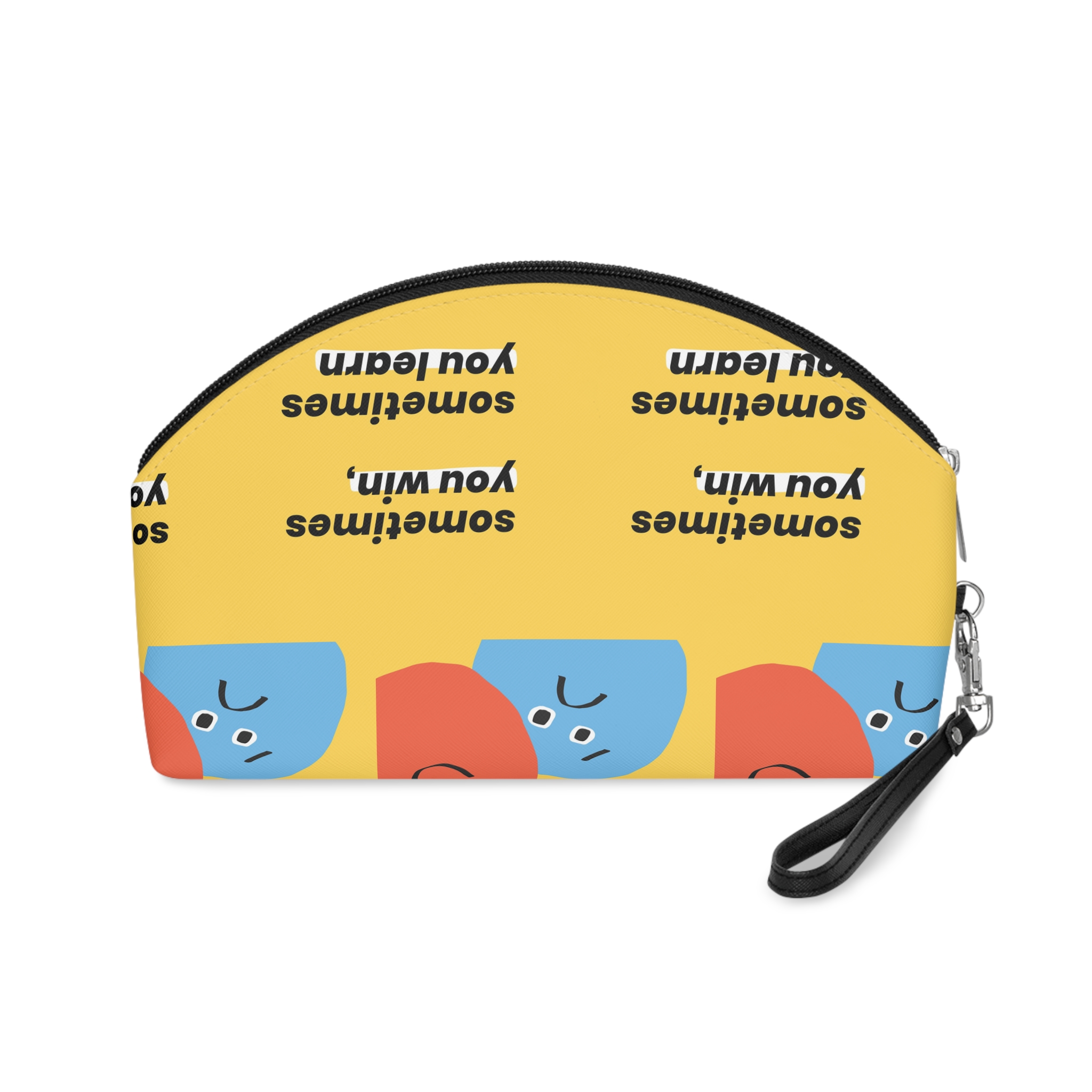 Cute Emoticons Editable Template Vector With Quote Social Media Story Makeup Bag - Image 2