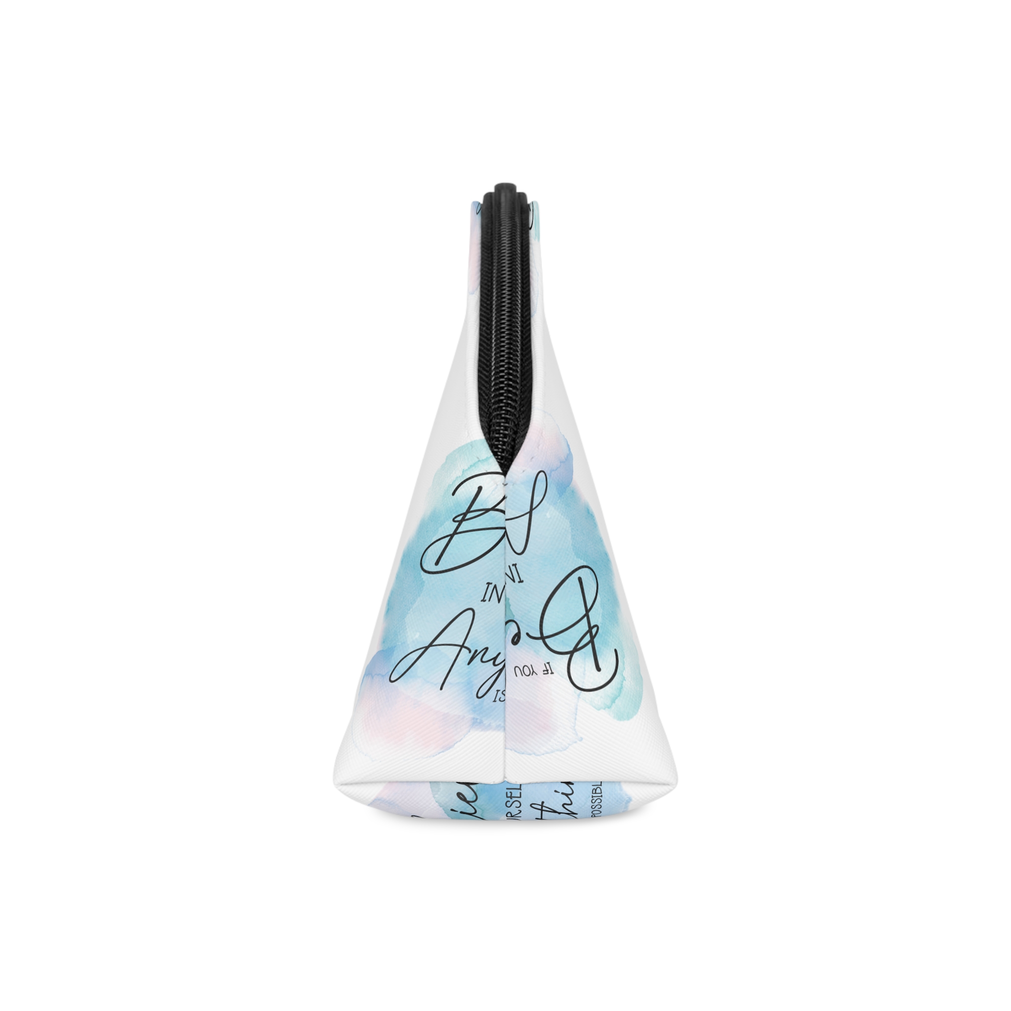 Inspirational Quote On A Watercolour Background 0303 Makeup Bag - Image 4
