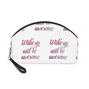 Cute Quote With Watercolors Makeup Bag