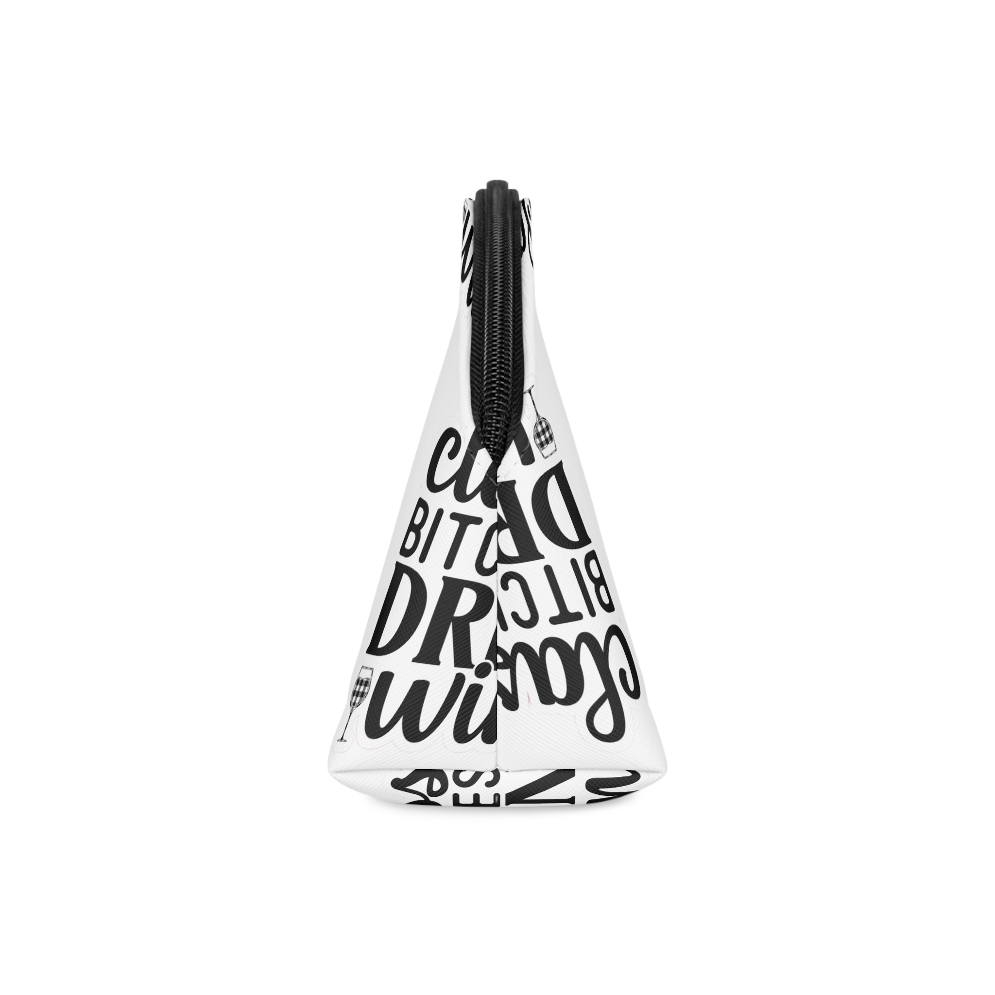 Classy Bitches Drink Wine Makeup Bag - Image 4