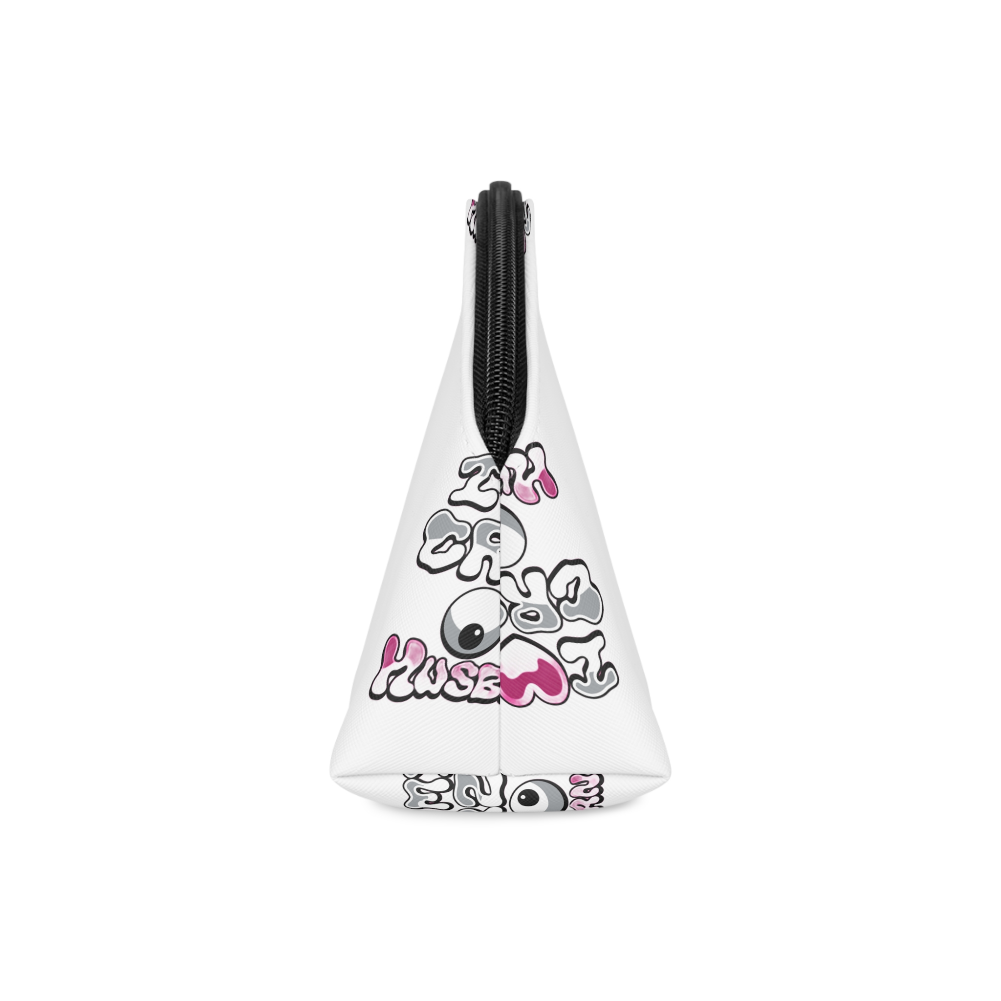 I Love My Crazy Husand Makeup Bag - Image 4