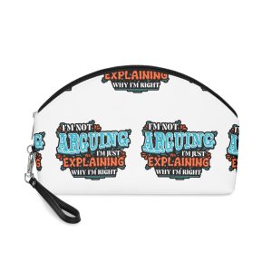 Explaining Why Im Right Quote Shirt Print Poster Design Vector Makeup Bag