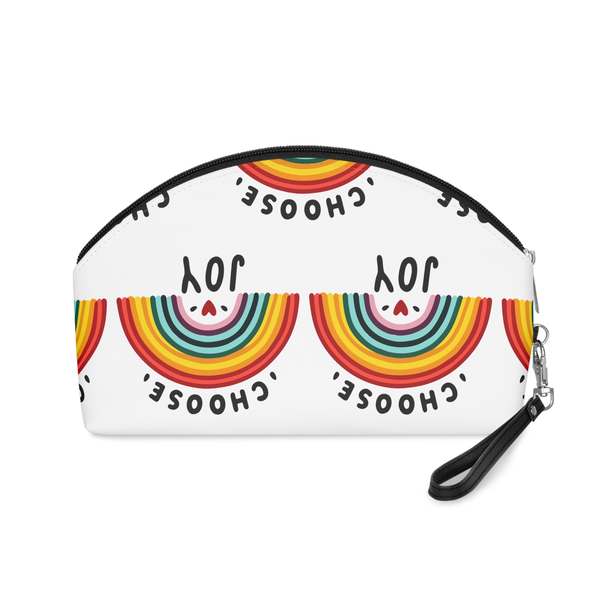 Car Decal Choose Joy With A Colorful Rainbow C Makeup Bag - Image 2