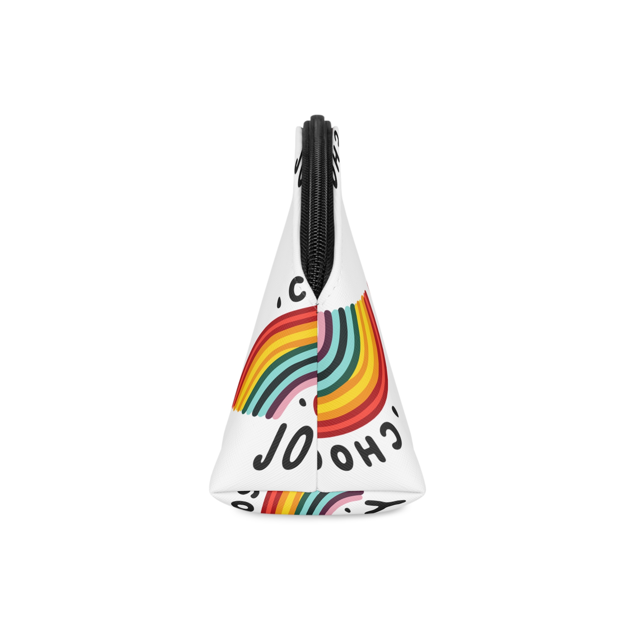 Car Decal Choose Joy With A Colorful Rainbow C Makeup Bag - Image 4