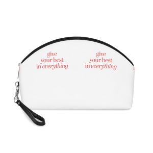 Give Your Best Everything Motivational Affirmation Makeup Bag
