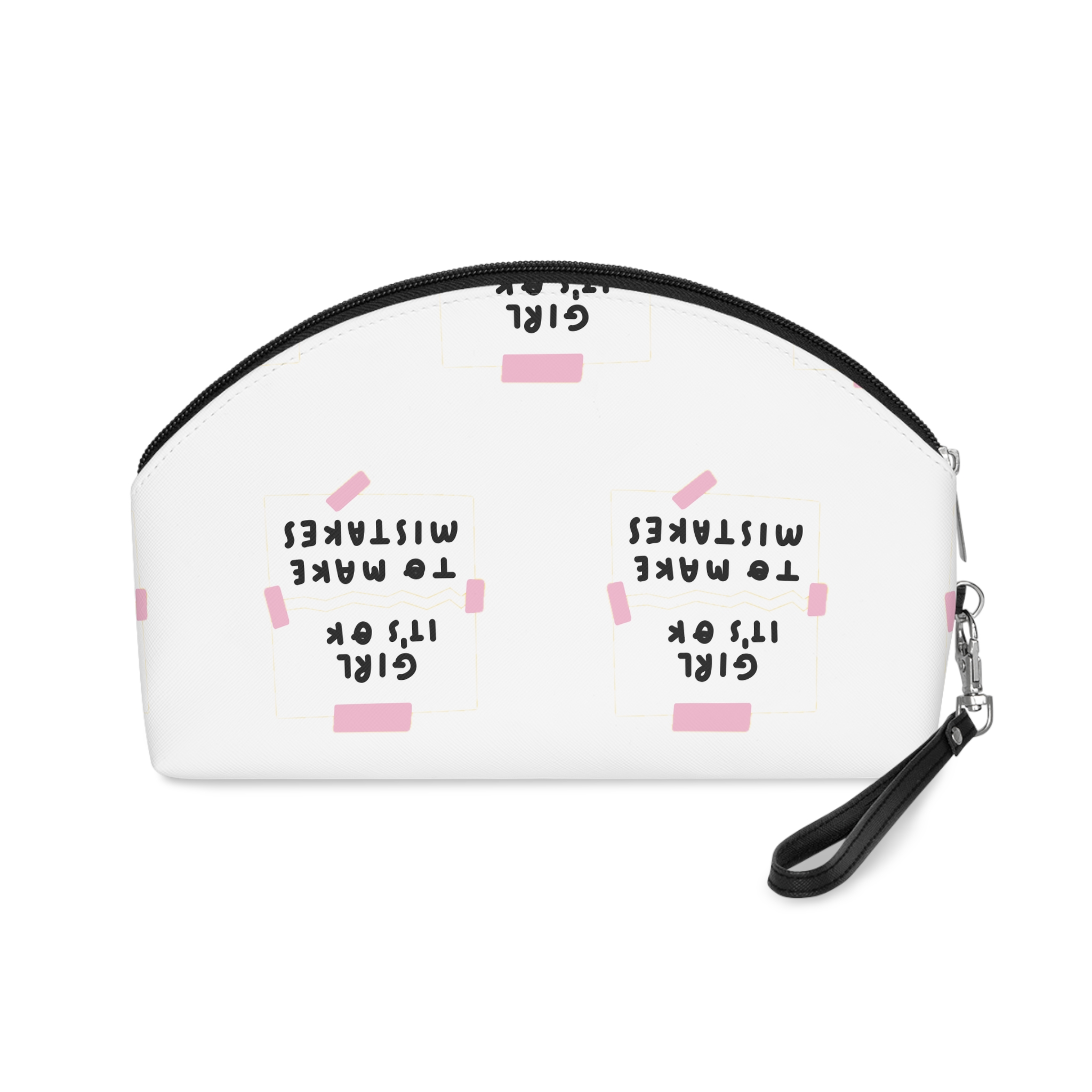 Girl Its Ok To Make Mistakes Makeup Bag - Image 2