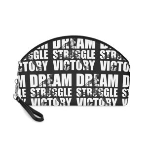Dream Struggle Victory Football Makeup Bag
