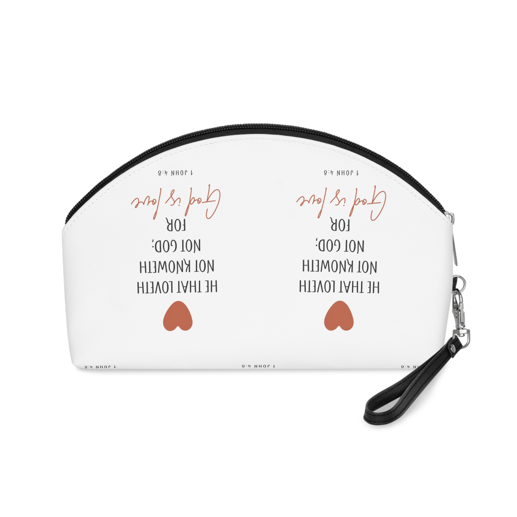 Love Verse Bible Verse Text Vector Printable Scripture Text Bible Text Art Vector Makeup Bag - Image 2