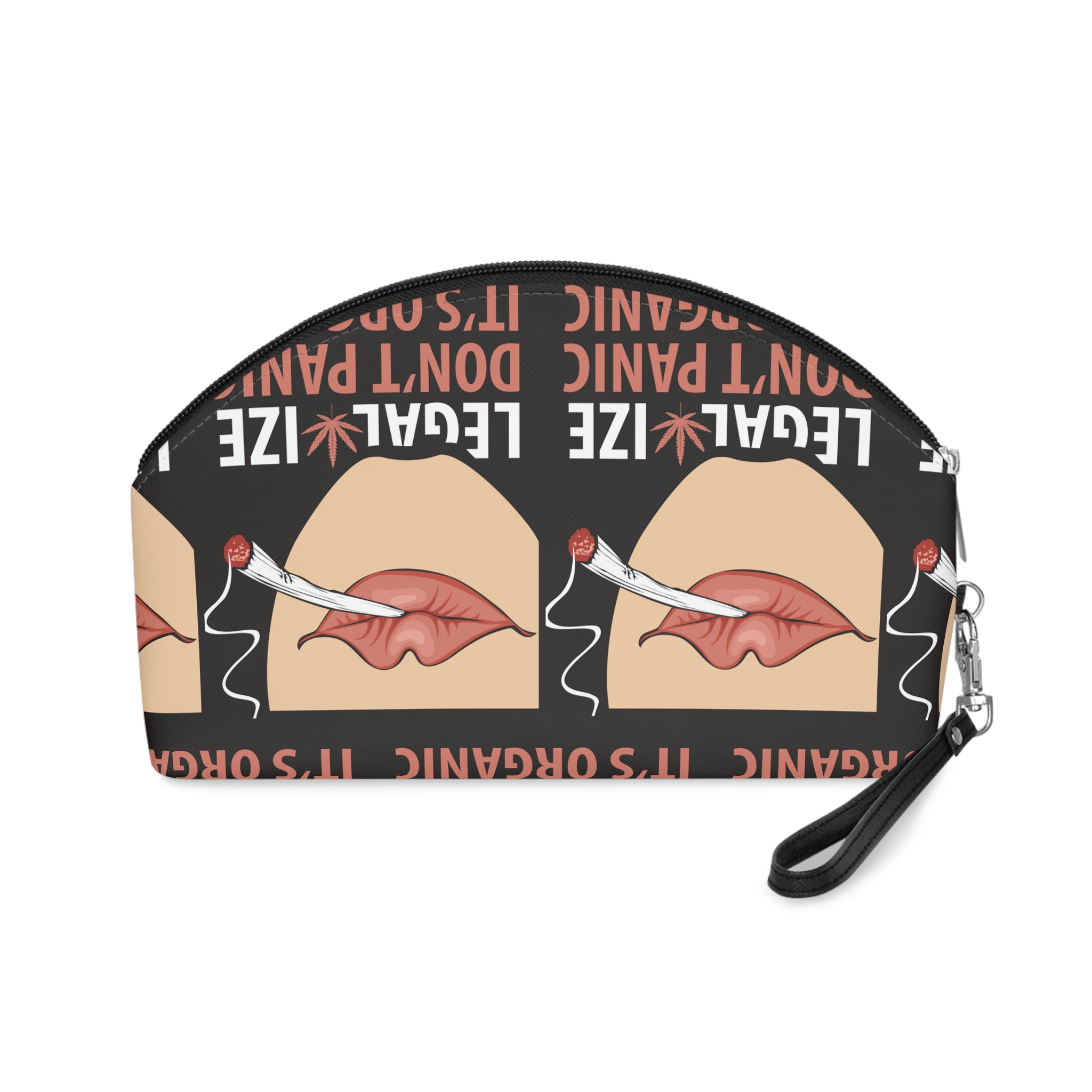 Legalize Dont Panic Its Organic Makeup Bag - Image 2