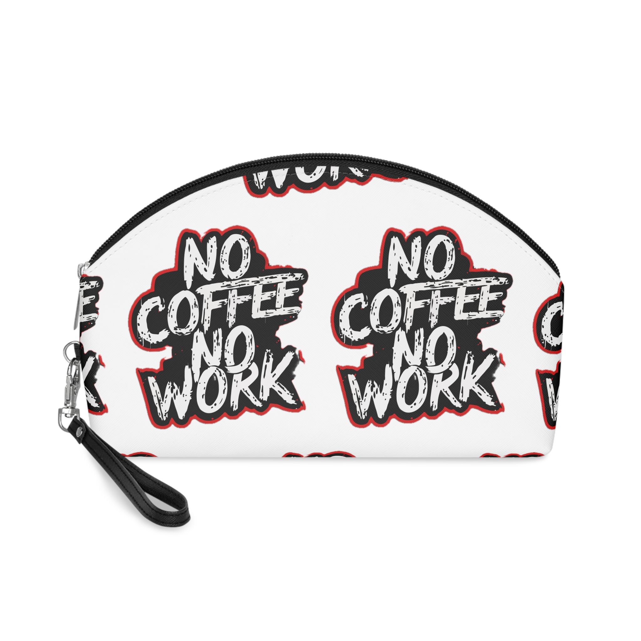 Fondo de “no Coffee No Work Makeup Bag