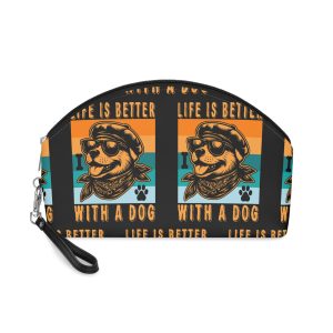Life Is Better With Dog (1) Makeup Bag