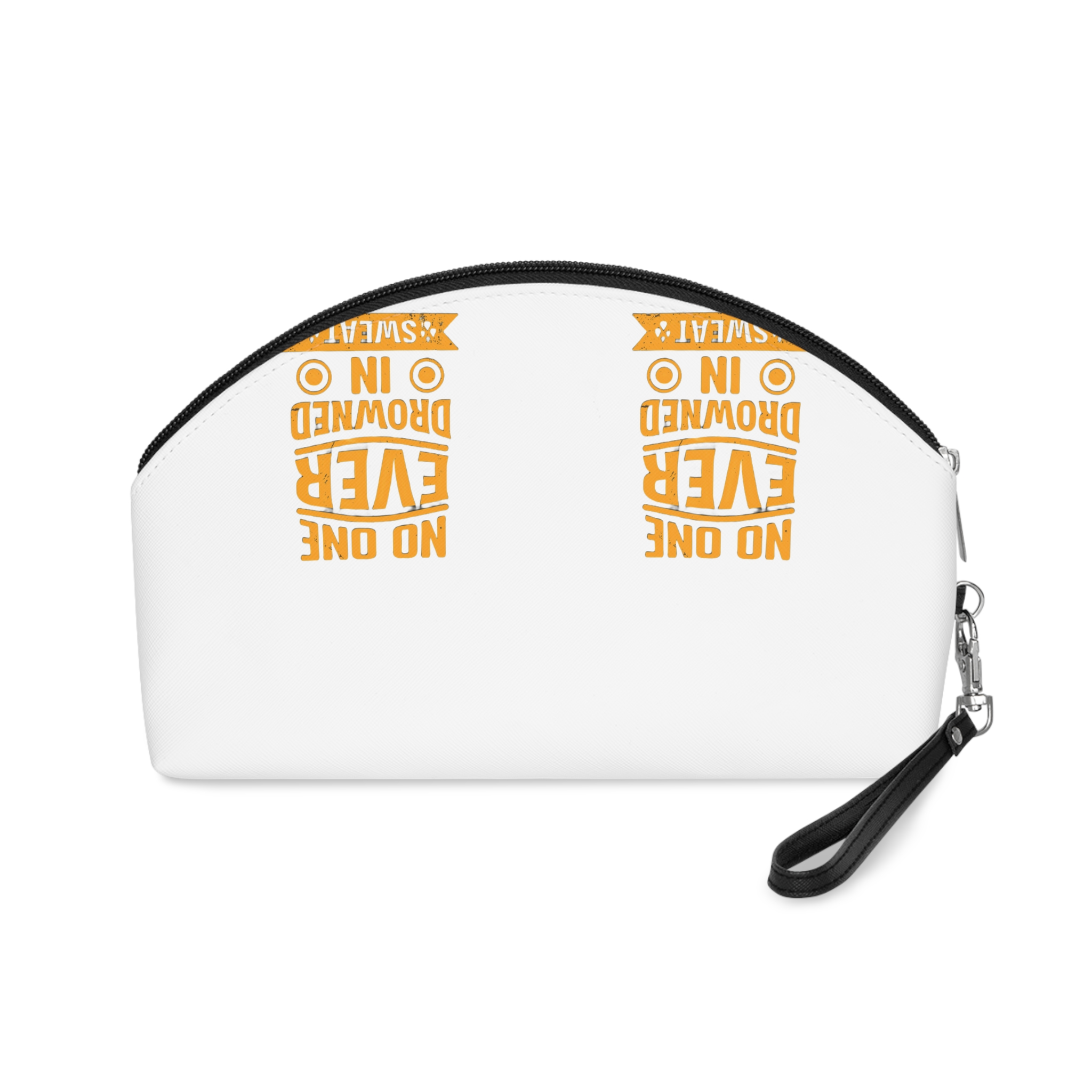 Gym Motivitonal T Shirt Design 2 Makeup Bag - Image 2