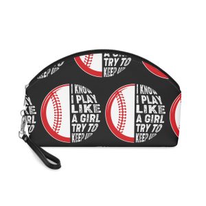 I Know I Play Like A Girl Try To Keep Up Makeup Bag