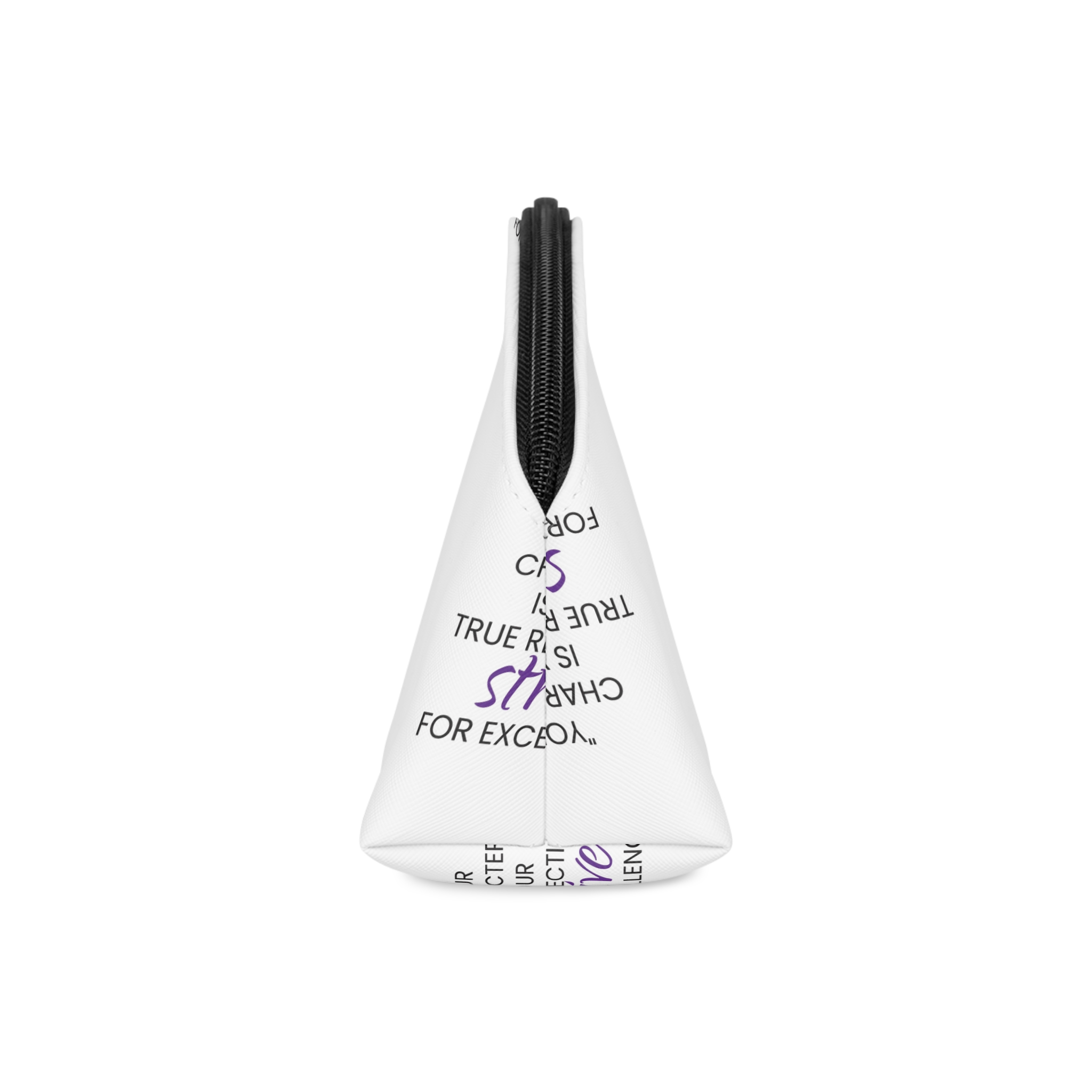 Islamic Motivation Quote With Smooth Black Backrgound Makeup Bag - Image 4
