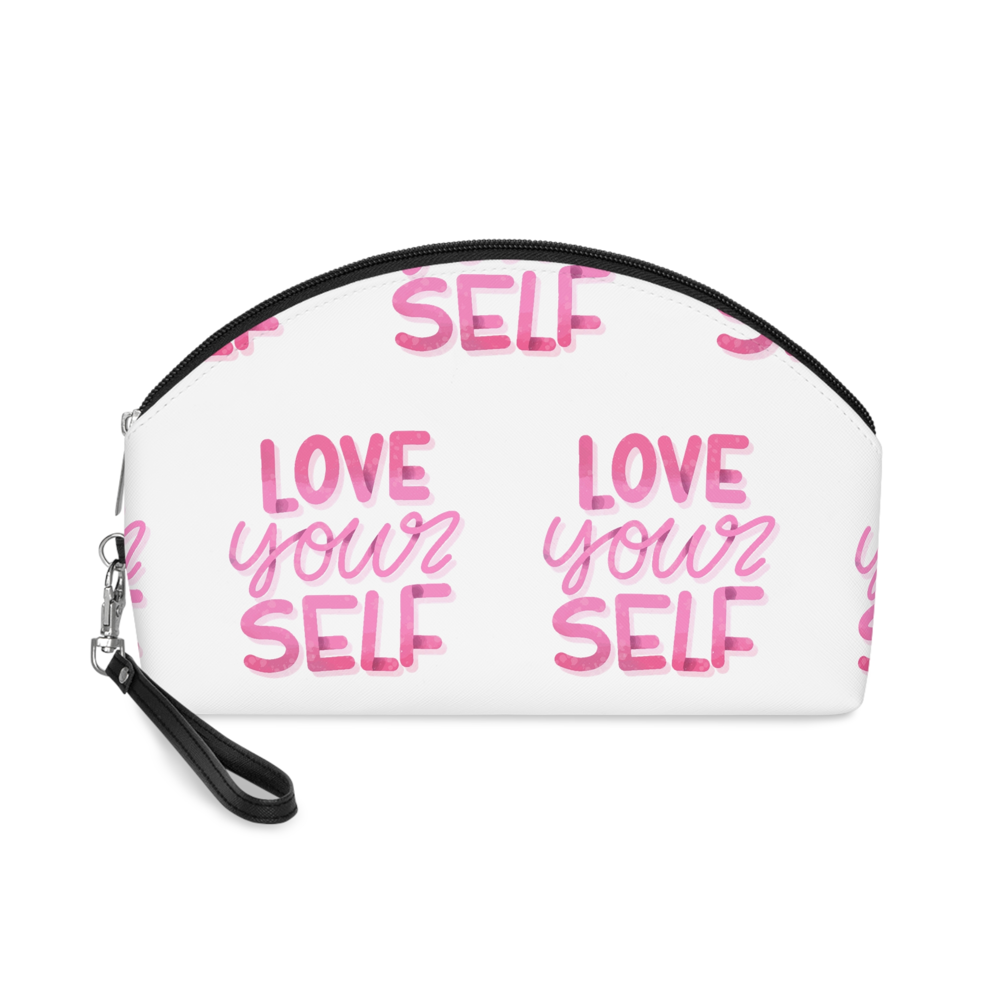 Love Your Personality Self Love Lettering Makeup Bag