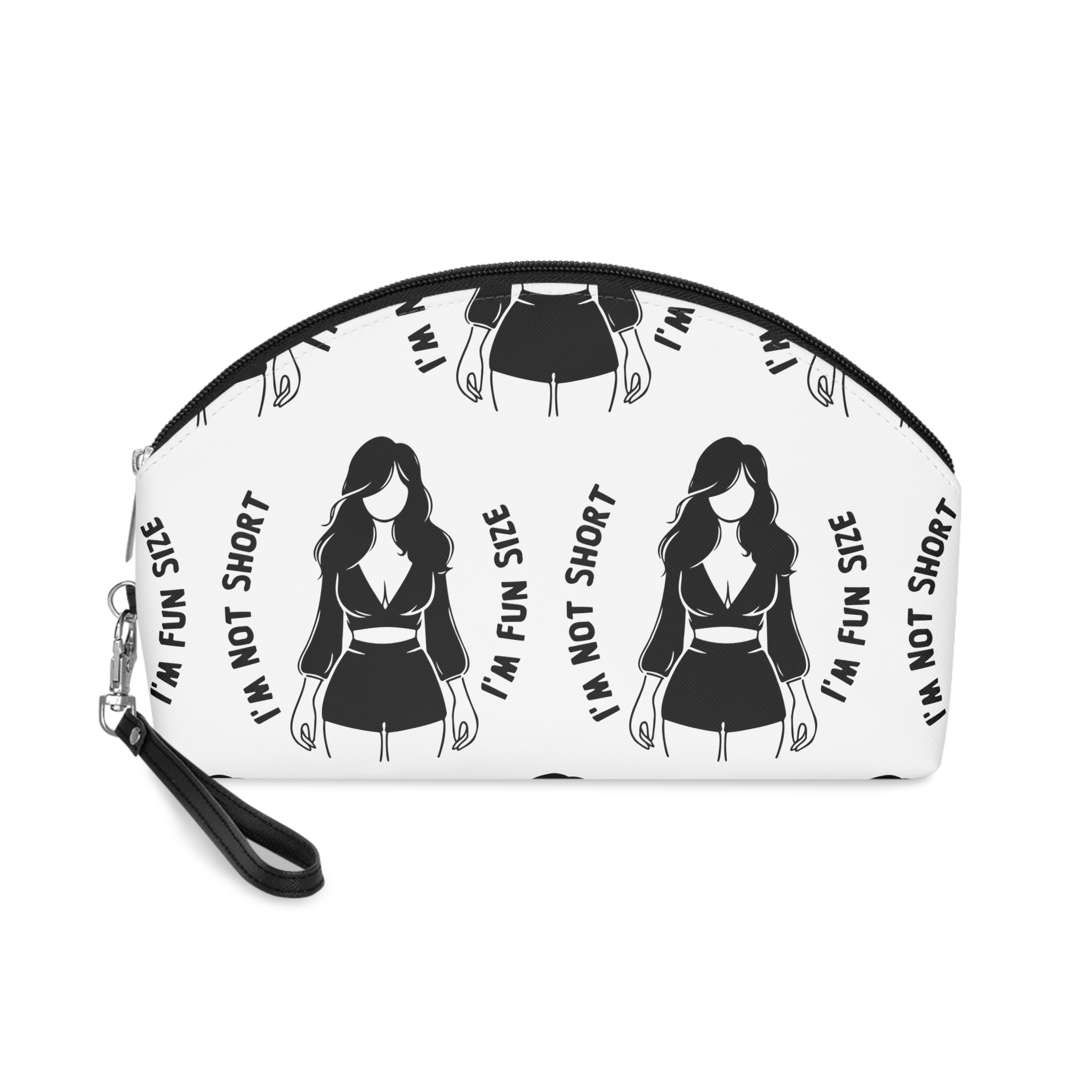 I Am Not Short I Am Fun Sized Makeup Bag