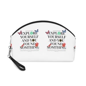 Explore Yourself and You Found Somthing Makeup Bag