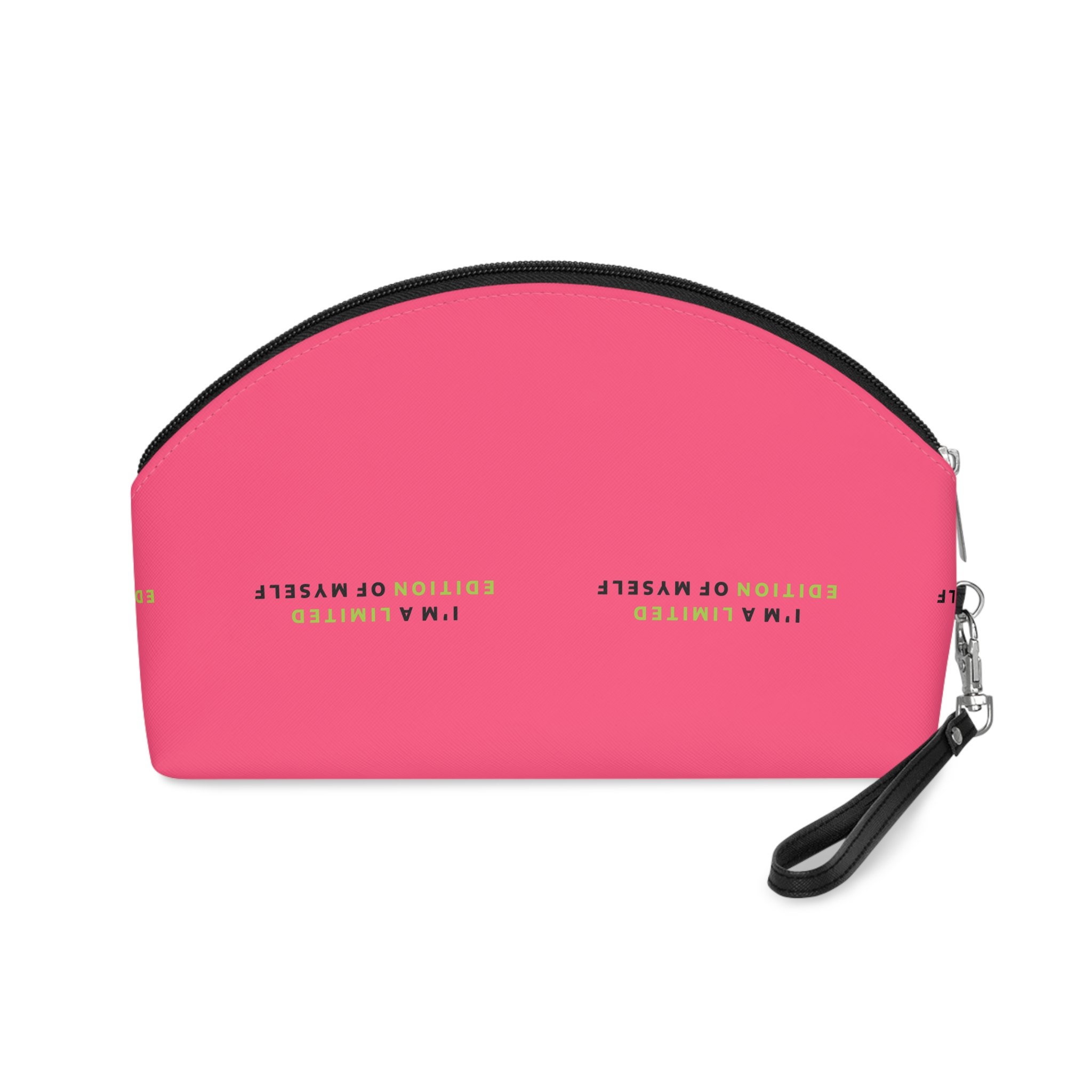 I Am Limited Edition My Self Typographic Print Slogan T Shirt Printing Design Various Makeup Bag - Image 2