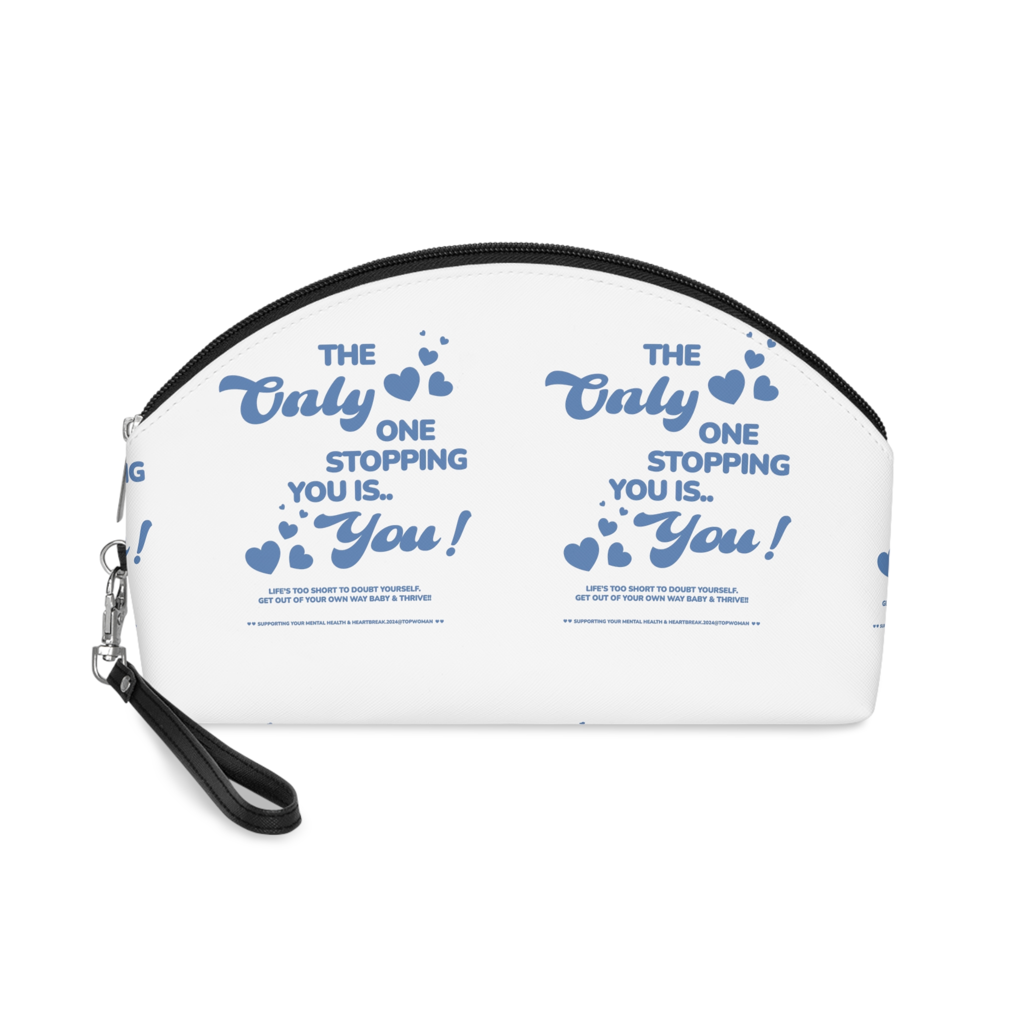 Cute Quotes Book Cover Poster Sticker Social Media Post Makeup Bag