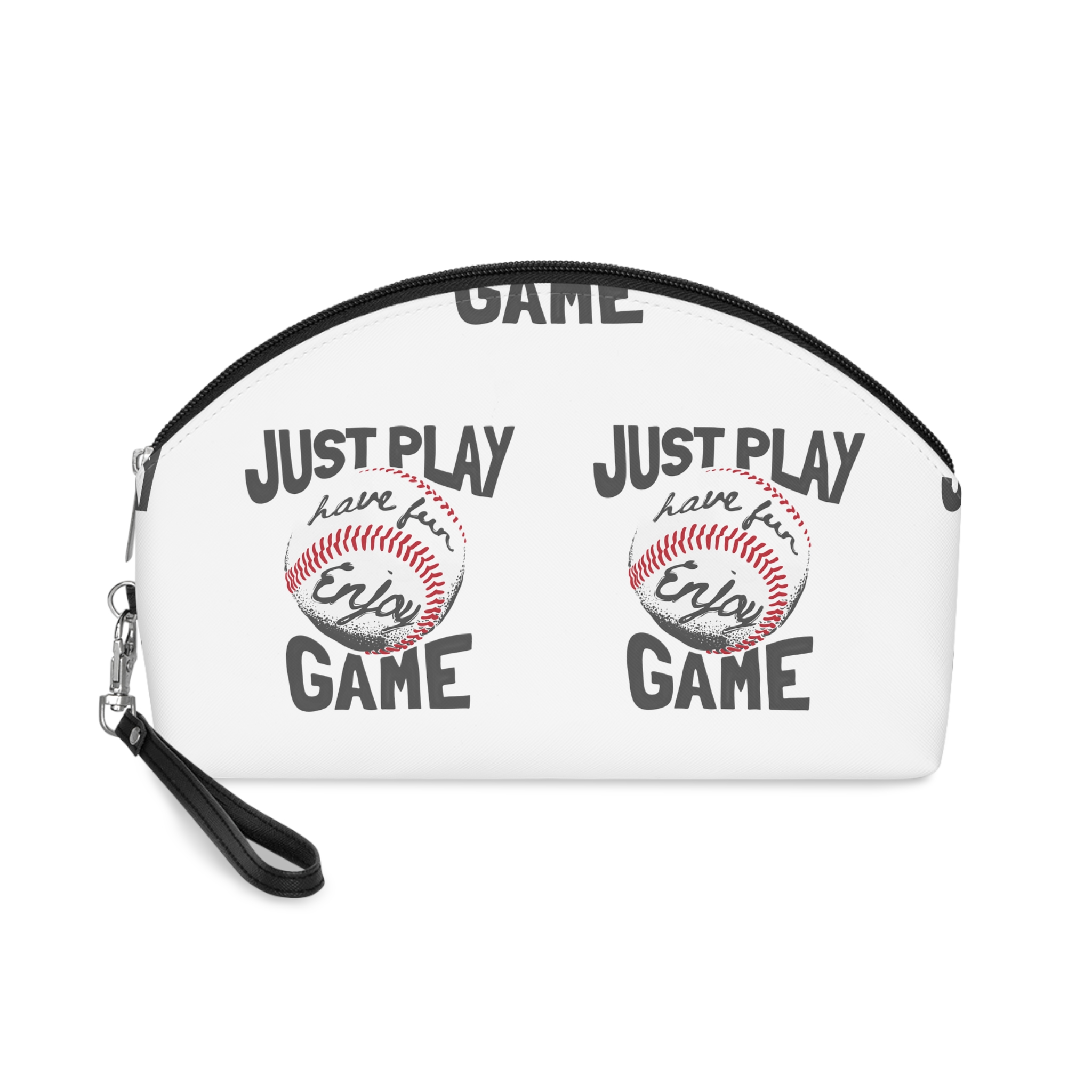 Just Play Have Fun Enjoy Game Makeup Bag