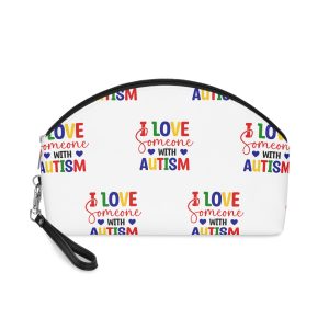 I Love Someone With Autism Makeup Bag